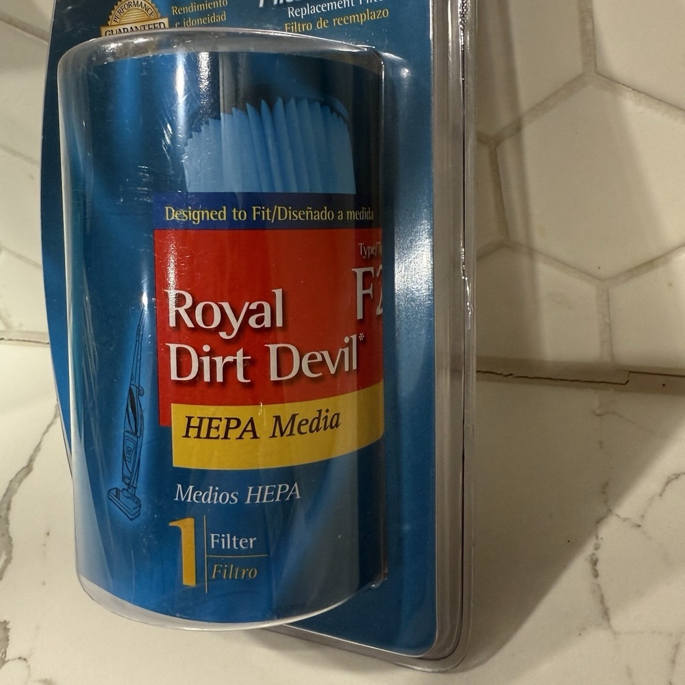Honeywell Royal Dirt Devil Hepa Media Filter Type F2 No. H12008 New Replacement - Picture 2 of 4